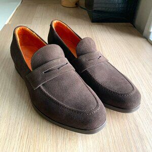 Wolf & Shepherd Mens Size 7.5 M Loafer Suede Slip On Shoes